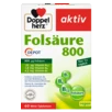 Abbildung der Produktverpackung Doppelherz aktiv Folsäure 800 Depot Frontansicht